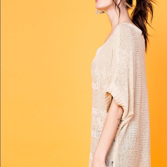 Cream oversized Tunic/Dress - Picture 6 of 6